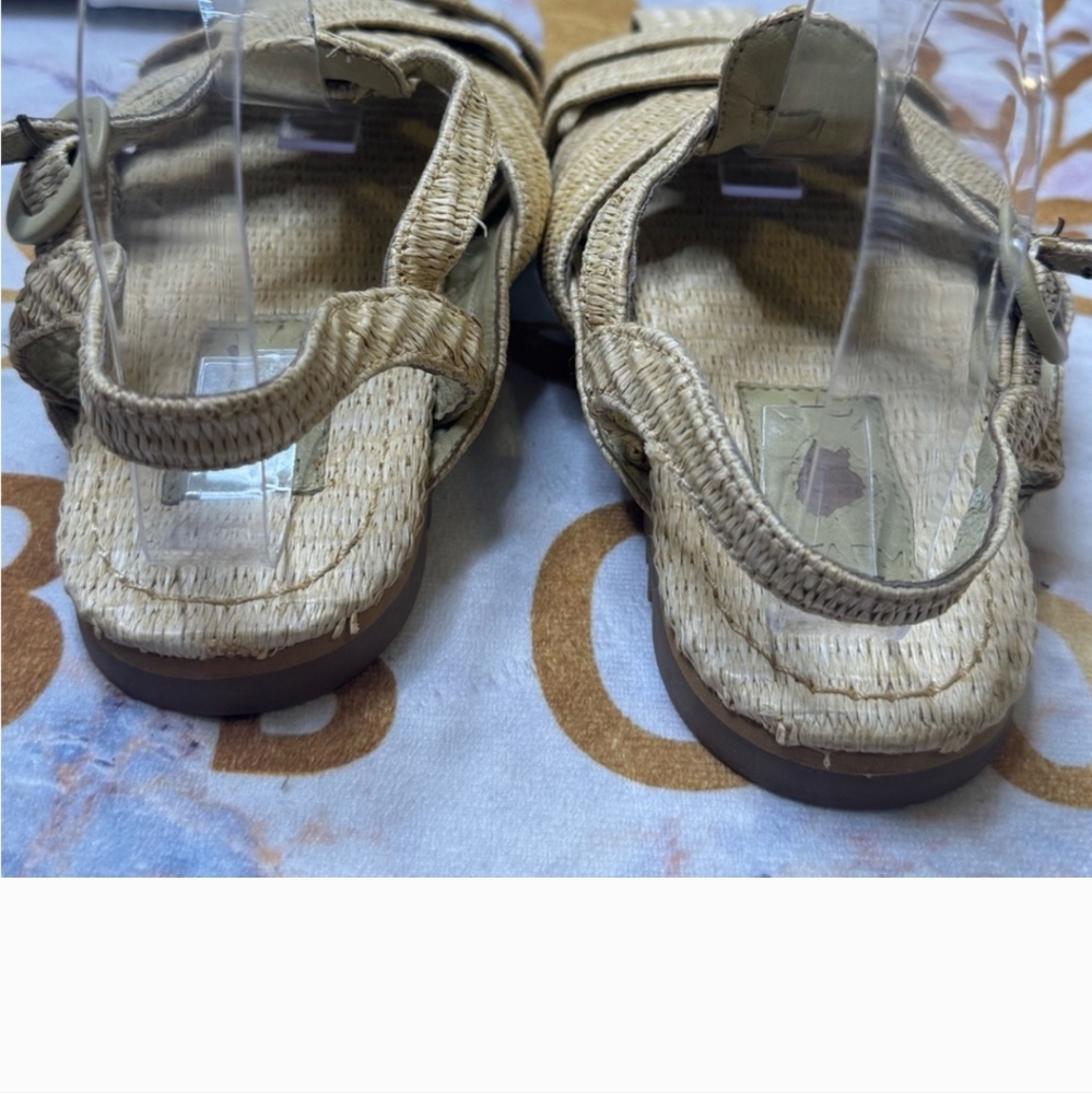 Farm Rio Synthetic Raffia Zigzag Sandals - Picture 5 of 11